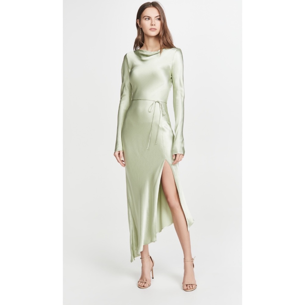 Bec & Bridge Crest Long Sleeve Midi Dress
